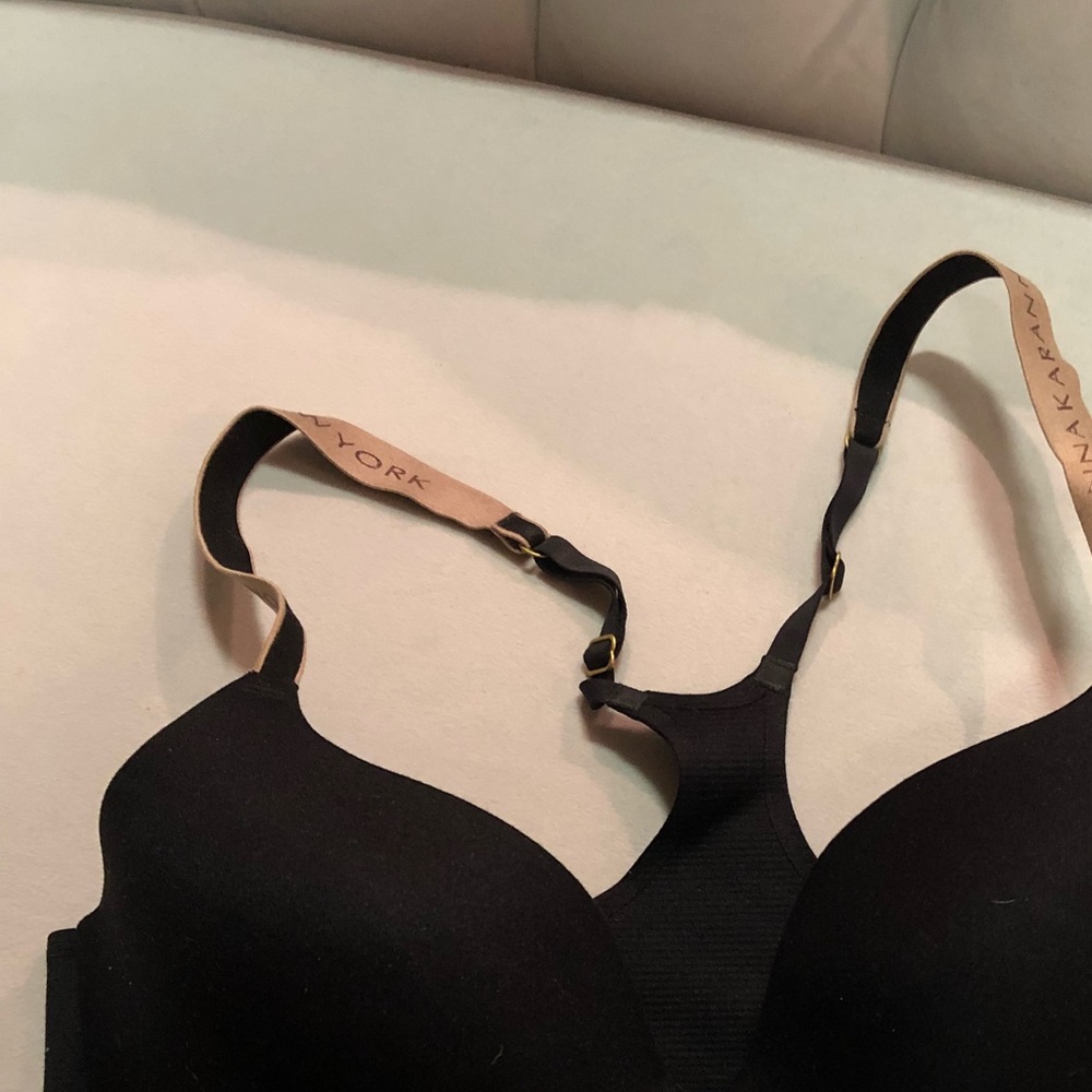 Donna Karen front closure bra.